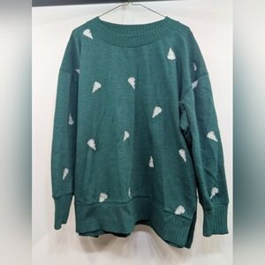 Green Crewneck Sweater